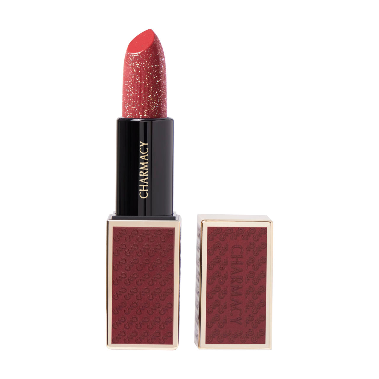 Charmacy Milano Diamond Rush - Garnet 79, Creamy & Lightweight Lipstick, Long-Lasting Lipstick, Luxe Shimmer & Matt Finish, 3.8 Gms