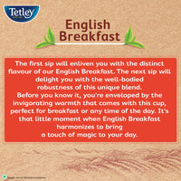 Tetley | English Breakfast Tea | Black Tea |50 Tea Bags