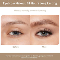 Luxenwell 3D Curling Eyelash Mascara | Lash Extension Safe Makeup Long Lasting Waterproof Iron Mascara For Thickening Softer Fuller Lashes