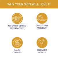Iba Insta D-Tan Facial Kit (6 Steps Single Use) | For Tan Removal and Glow | 6 Steps Single Use Kit | Salone Like Results | Halal Certified & Vegan Makeup