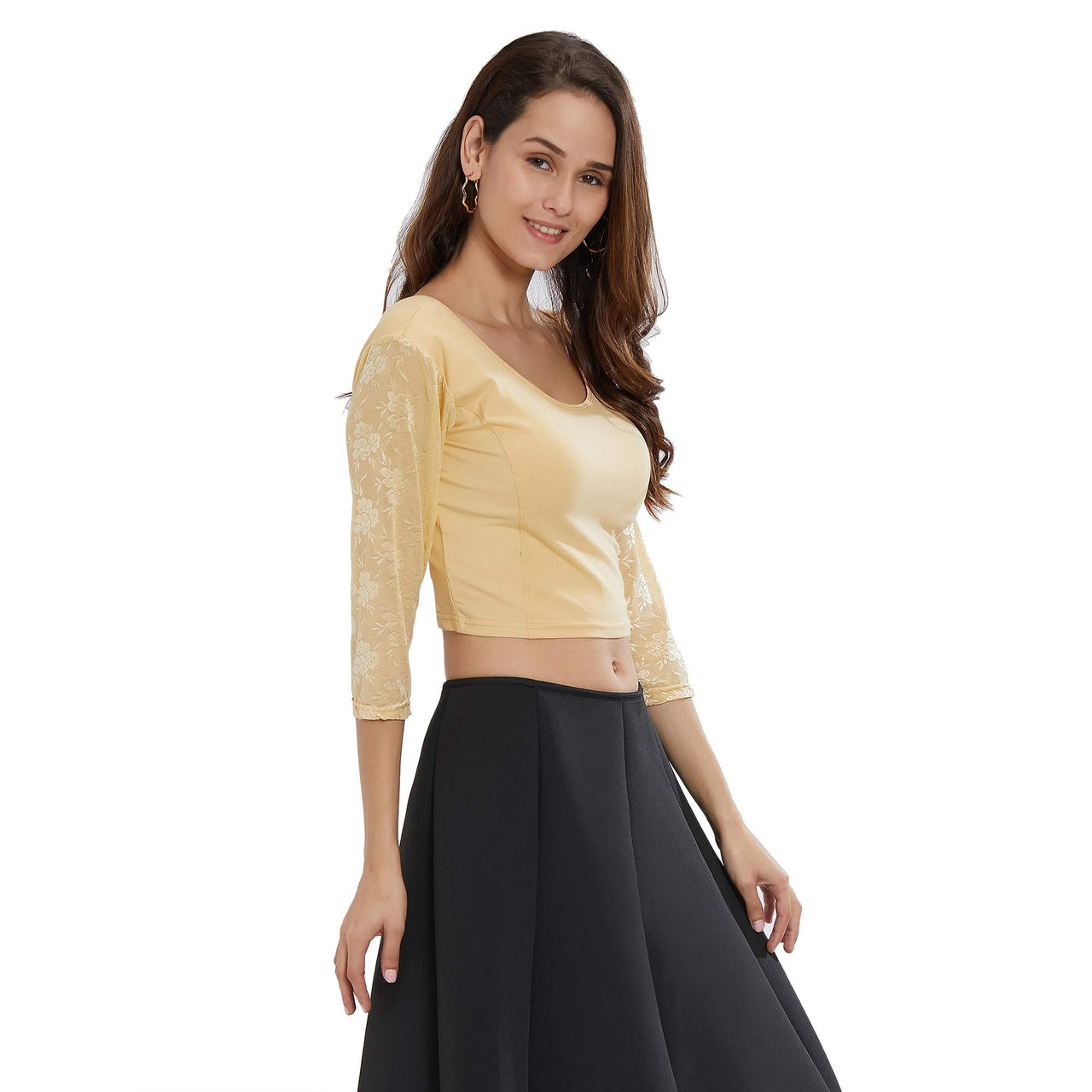 Fressia Fabrics Cotton Bustier Saree Blouse