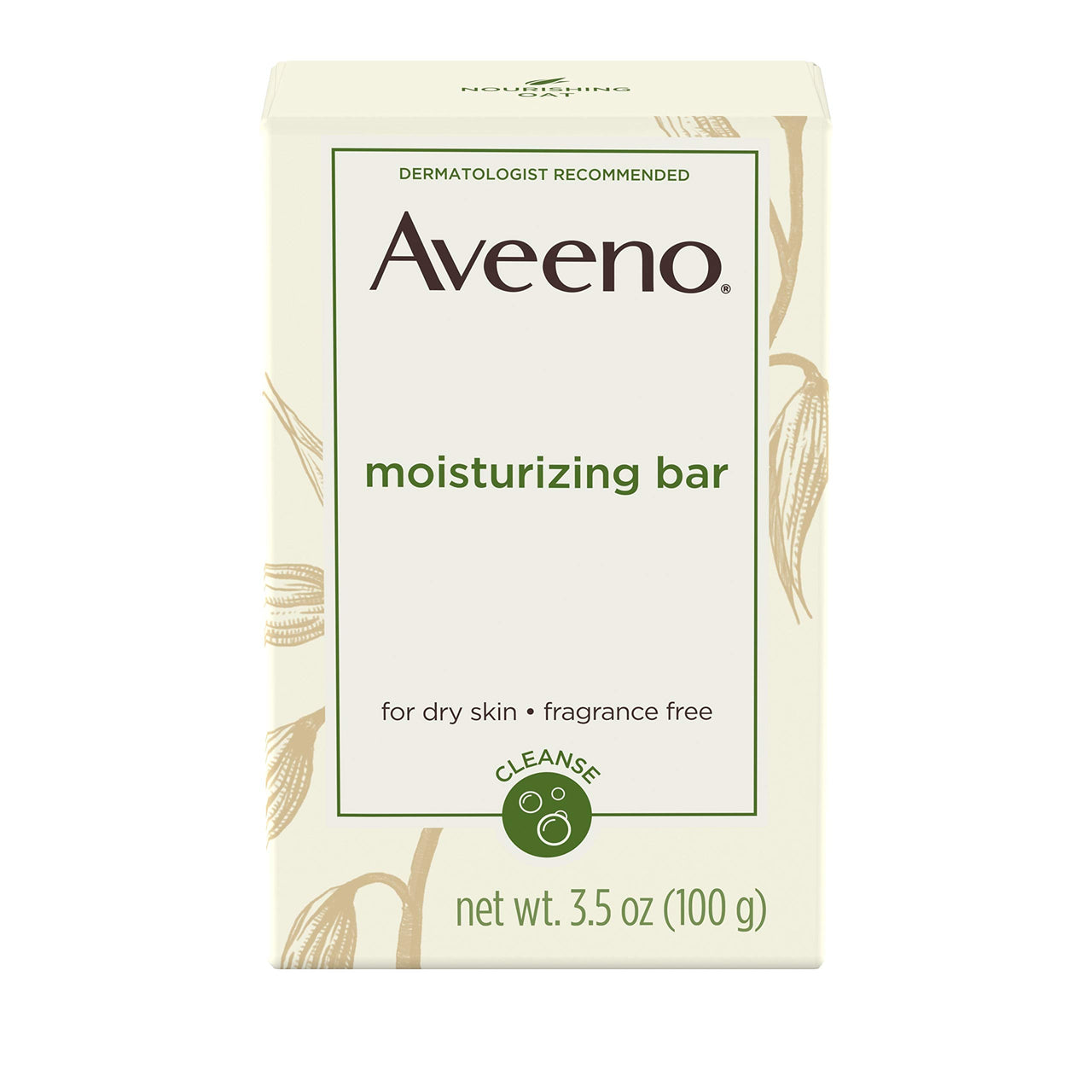 Aveeno Active Naturals Moisturizing Bar - Pack of 1, 100g