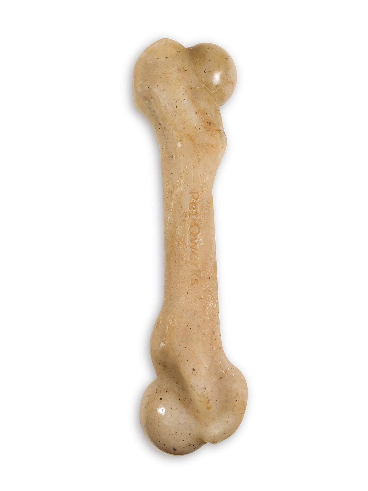 Pet Qwerks Zombie BarkBone - Nylon Dog Bone for Moderate Chewers - Bacon Flavor - 9.5" 9.5"