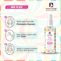 Passion Indulge Skin Purifying Kit For Oily Skin|Pink Mania Aha-Bha Face Cleanser & Face Toner For Clear Skin, 100 ml
