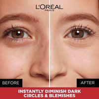 L'Oréal Paris Full Coverage Concealer, Waterproof Formula, For Undereye Circles and Blemishes, For Highlighting and Contouring, Infallible, Shade: 312, 10g