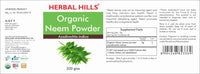 Herbal Hills Organic Neem Powder Azadirachta Indica (200 Gram Pack of 1)