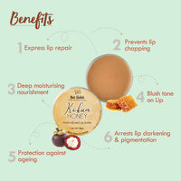 Nat Habit Kokum Honey Lip Balm Fresh Infused Lip Butter With Desi Ghee & Raw Honey For Lip Pigmentation, Lightening, Lip Repair, Dark And Chapped Lips (10gm) (Pack of 1)