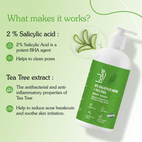 BAKE 2% Salicylic Acid & Lactic Acid Body Wash for Body Acne | Prevents Back Acne, Bumpy Skin, Reduces Skin Inflammation & Strawberry Legs | For Women & Men | 250ml