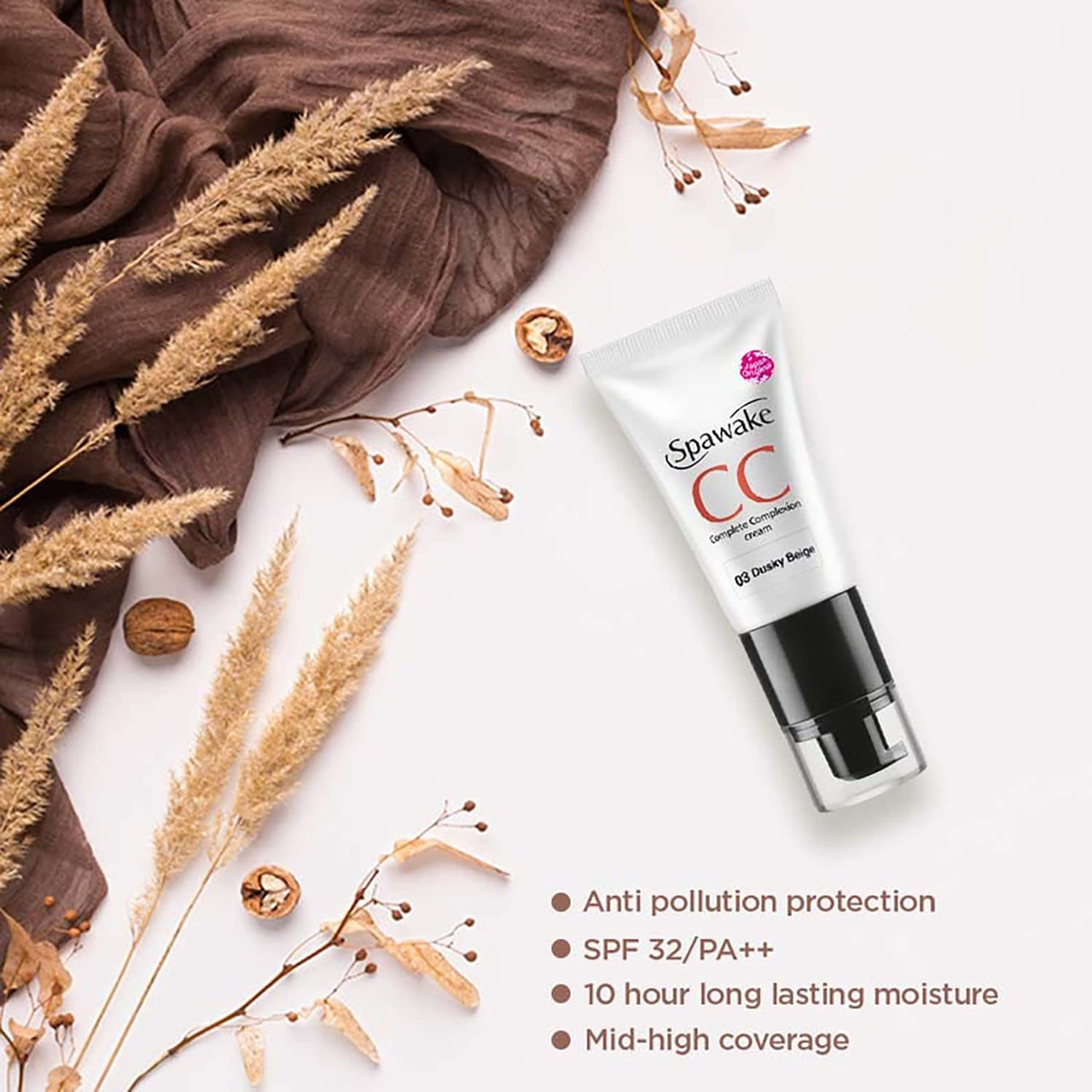 Spawake Cc Cream 03 Medium Natural Dusky Beige With Spf 32/Pa++, All Skin Types