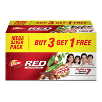 Dabur Red Paste - India's  No.1 Ayurvedic Paste,800g (200gm*4) & Gulabari Premium Rose Water, 400 ml & Amla Hair Oil - for Strong, Long and Thick hair - 550 ml