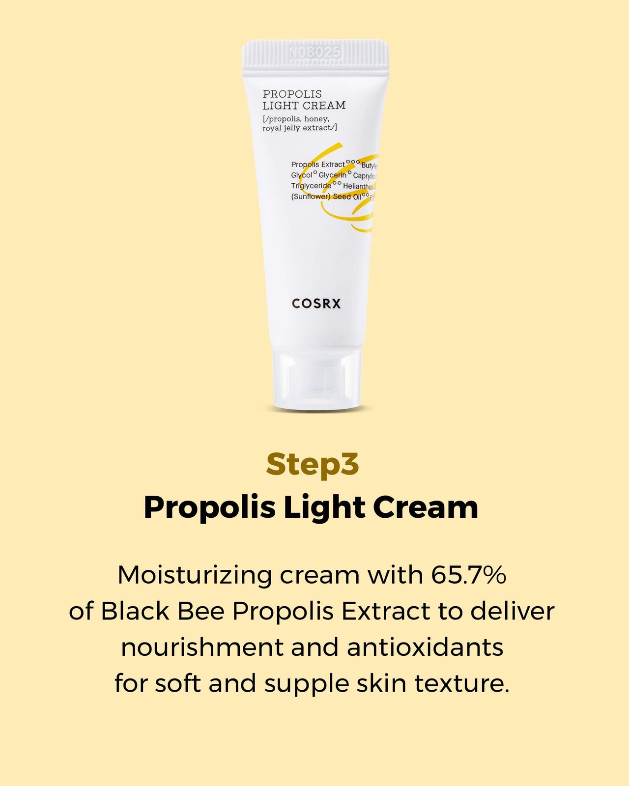 COSRX Honey Glow Kit | Facial Toner, Serum, Cream with Propolis Extract | Deep Moisture, Hydration, Nourishment | Travel Size Set, Gift Set, Korean Skincare, Not Tested on Animals