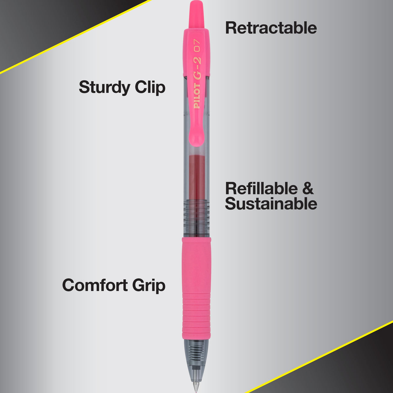 Pilot, G2 Premium Gel Roller Pens, New Mean Girls Movie-Inspired 8 Pack Pouch, Fine Point 0.7 mm, Assorted