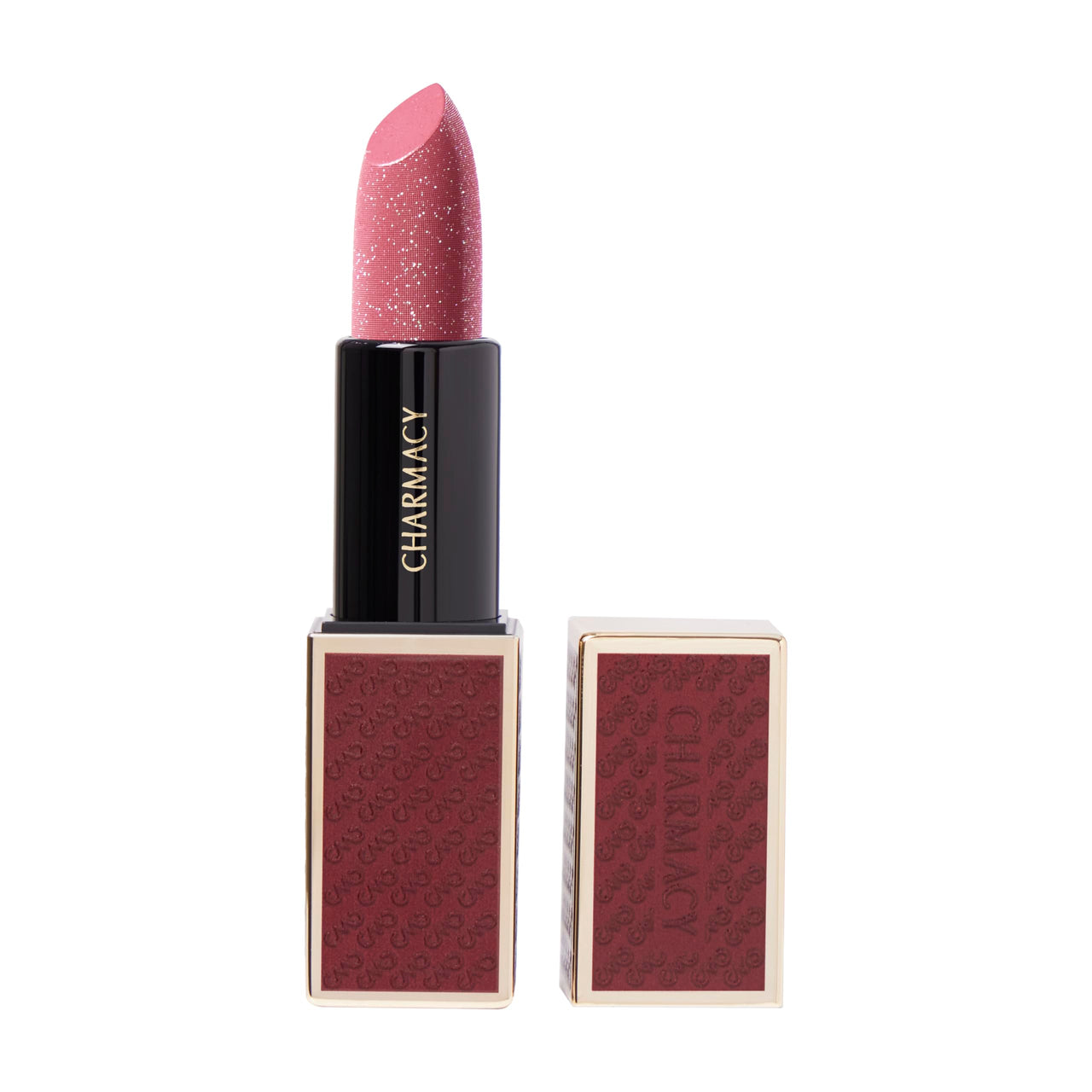 Charmacy Milano Diamond Rush - Sapphire 81, Creamy & Lightweight Lipstick, Long-Lasting Lipstick, Luxe Shimmer & Matt Finish, 3.8 Gms