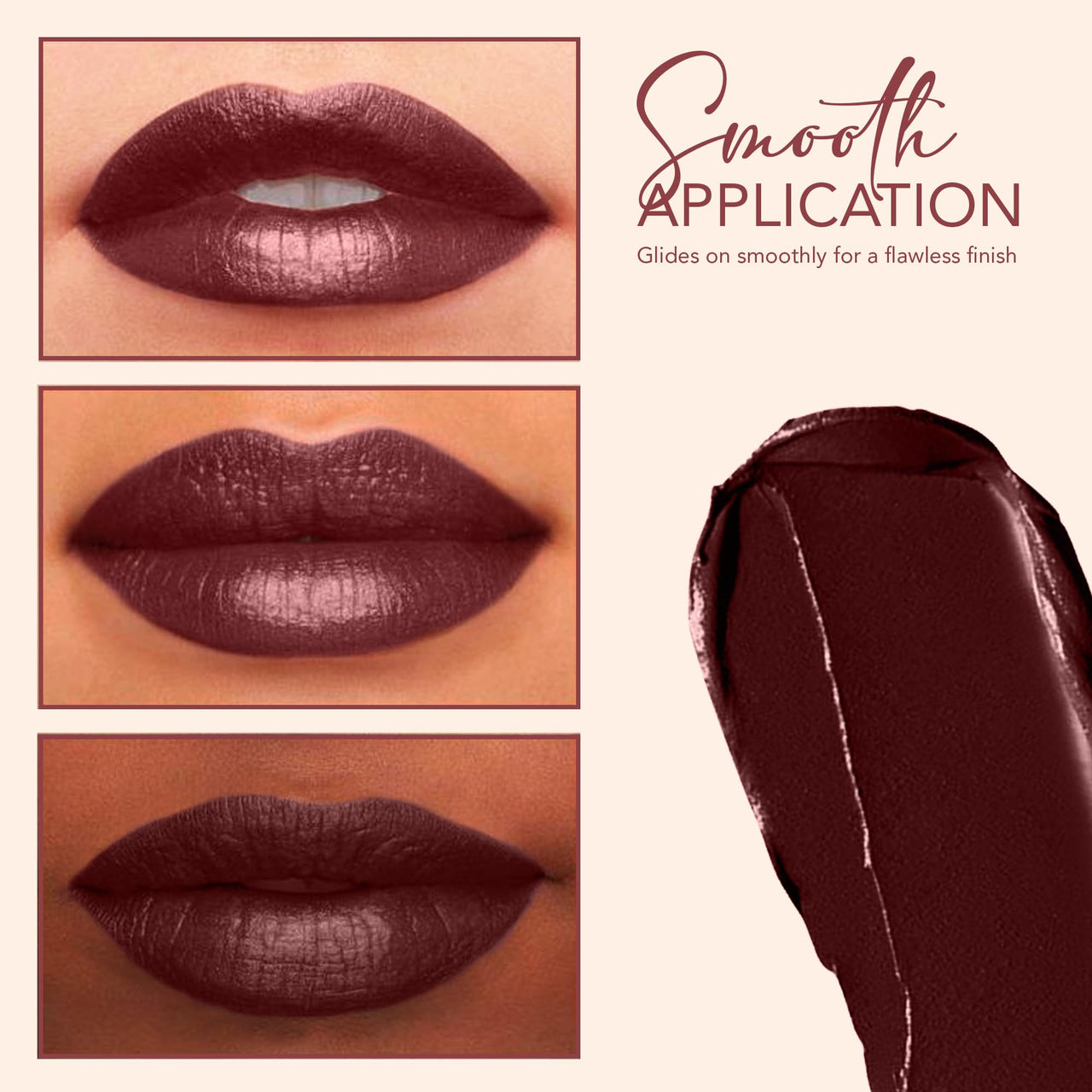Carlton London Velvet Satin Glitterati Bullet Long Stay Lipstick |Enriched with Vitamin E, Castor oil | Intense Colour, Moisturised Lips, Smooth & Light |Upto 8 hrs - 4Gm. (pumpkin spice)