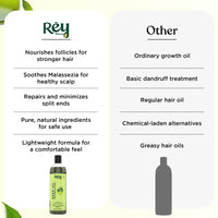 Rey Naturals Cold Pressed Neem Oil For Skin & Hair Growth - 200ml | Pure Neem Oil For Hair Dandruff | Neem Hair Oil For Lice & Nits Removal | Hair Oil Pure For Body Massage & Acne