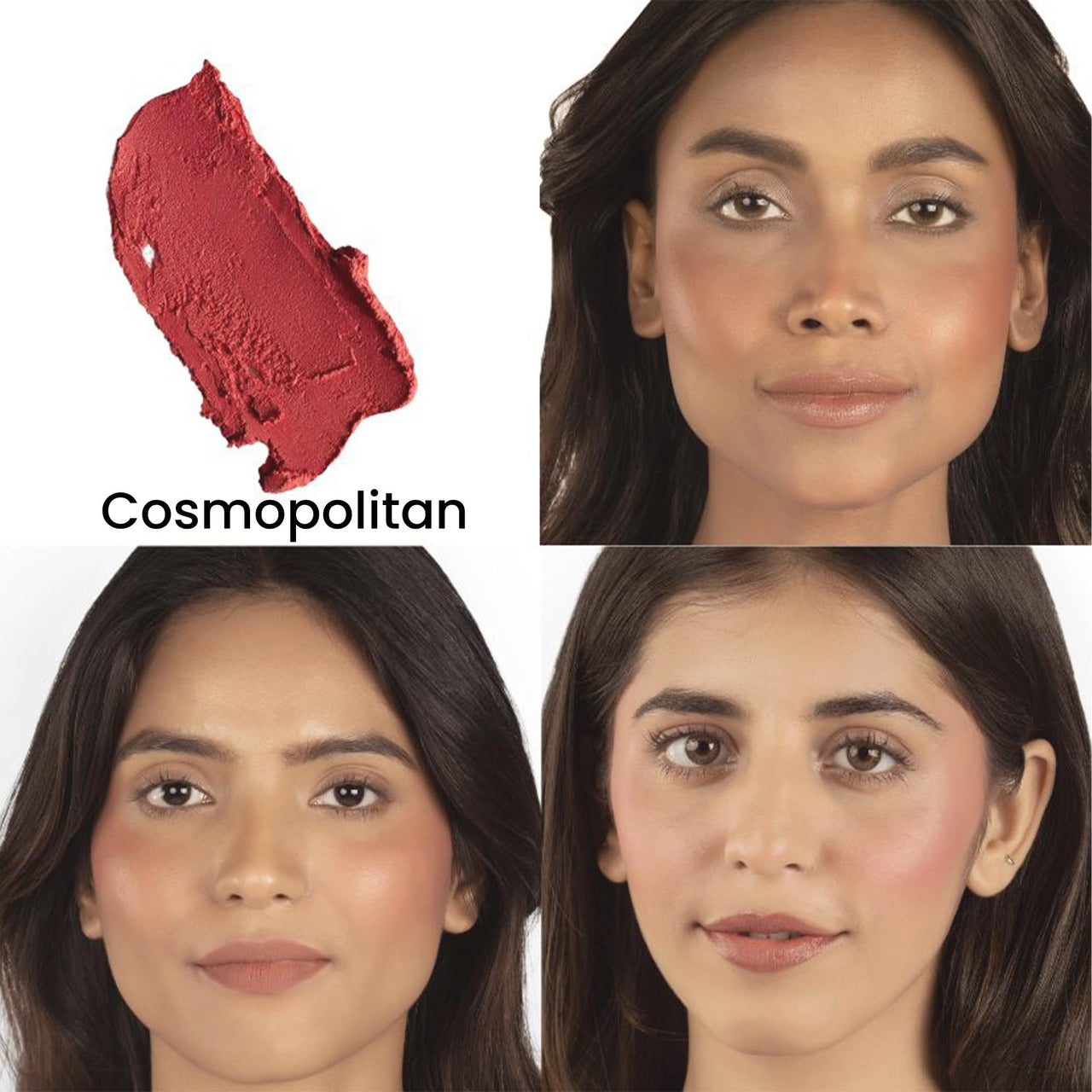 Koe Beauty Marbled Blush | Cream Blush Plus Highlighter | Cosmopolitan | Cool Pink For A Rosy Glow | Long Lasting | All Skin Types | 4.6g