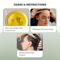 Rey Naturals Rosemary Essential Oil & Cold Pressed Castor Oil (Arandi Tel) | Rosemary Oil & Extra Virgin Hair Oil Combo For Hair Growth & Scalp | Hair Oil For Men & Women - (200ml+15ml)