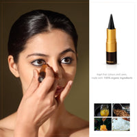 SoulTree Ayurvedic Kajal | Pure Black 011 | Black Shade | Enriched with 100% Organic Ghee, Almond Oil & Camphor | Soothe, Cool & Nourish Eyes | Soothes, Cools, and Nourishes Eyes with Gentle Care 3gm