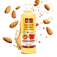 Beeone Honey Almond Moisturizer 1000ml – Deeply Nourishing Lotion for Soft, Smooth & Hydrated Skin | Rich in Honey & Almonds for All Skin Types