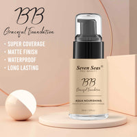 Seven Seas BB Gracefull Foundation | Aqua Nourishing for Face Makeup | Smooth Application | Full Coverage for Women, Pack of 2 (Skin-30ML)