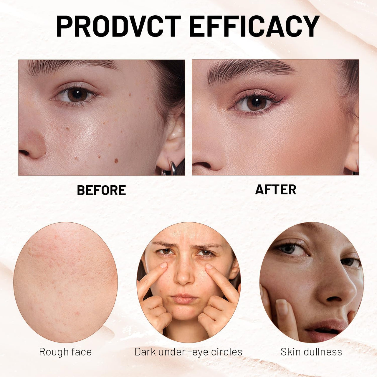 2 in 1 Luxury Anti-Wrinkle Foundation Stick, Long-Lasting Double Head Foundation Make Up Stick with Brush, (Natural, 1 PCS)