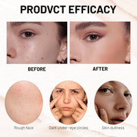 2 in 1 Luxury Anti-Wrinkle Foundation Stick, Long-Lasting Double Head Foundation Make Up Stick with Brush, (Natural, 1 PCS)
