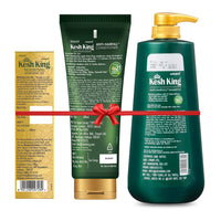 Kesh King Anti Hairfall Shampoo 600ml + Kesh King Oil 300ml + Kesh King Conditioner 200ml