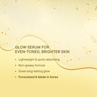 QUENCH BOTANICS Quench Vitamin C Glow Boost Face Serum with 5% Ethyl Ascorbic Acid | Brightening Serum for Dark Spots & Uneven Skin Tone | Highly Stable & Non Irritating | Made in Korea (30ml)
