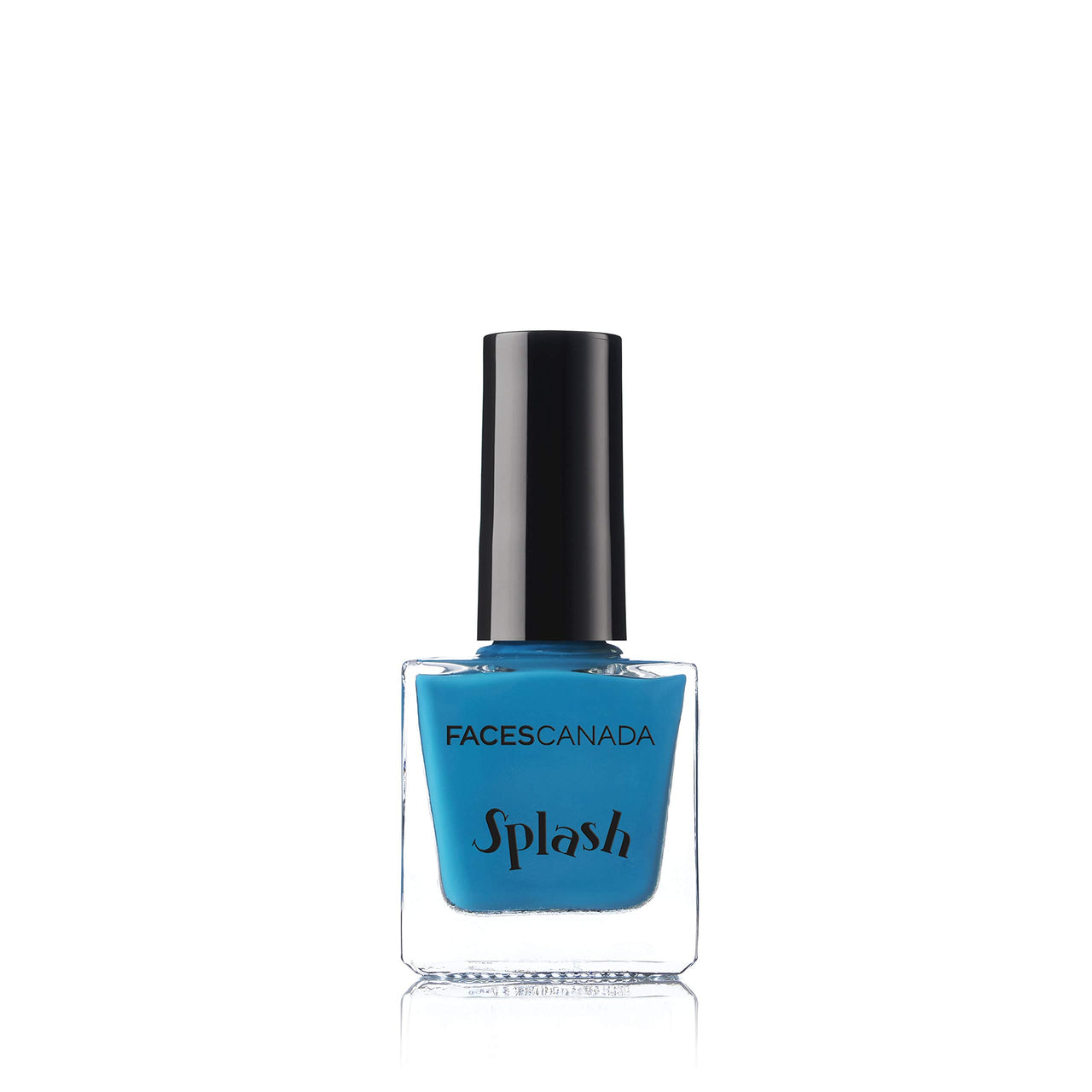 FACESCANADA Splash Glossy Finish Nail Enamel, Black Beauty 15, 8 Ml & Splash Glossy Nail Enamel, Nautical Girl 53, 8 Ml