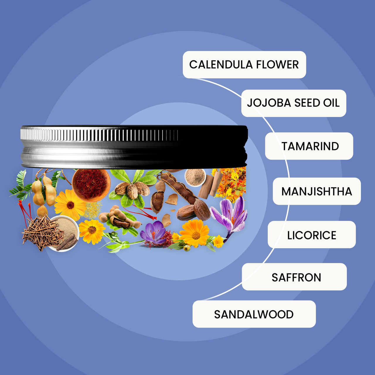 WildOak Night Cream With Vitamin A for Anti-Aging, Fine Lines & Wrinkles | Dark Spots, & Blemishes | Glowing Skin | 6x Power of Saffron, Sandalwood, Licorice, Tamarind Seed, Calendula & Jojoba | 50gm