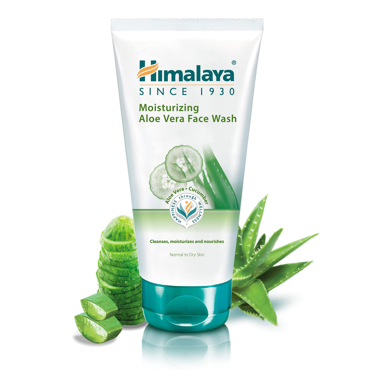 Himalaya Baby Body Lotion, For All Skin Types (400 ml) & Herbals Moisturizing Aloe Vera Face Wash,100ml & Gentle Baby Shampoo (200ml)