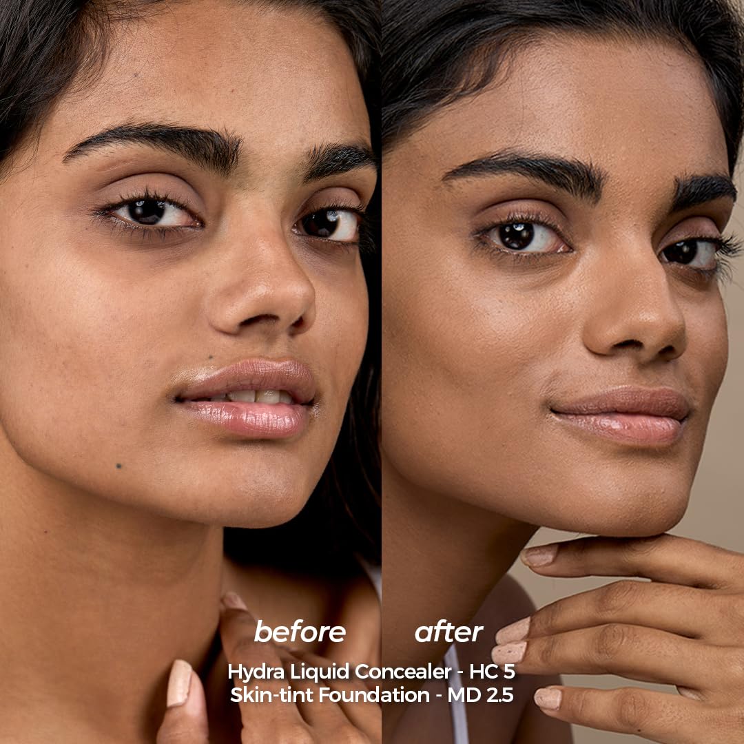 Ruby's Organics Concealer for Face Makeup - Light Weight, Full Coverage, Easily Blendable, Highly Pigmented, Oil Free - for All Skin Types - HC 1, 6.5ml