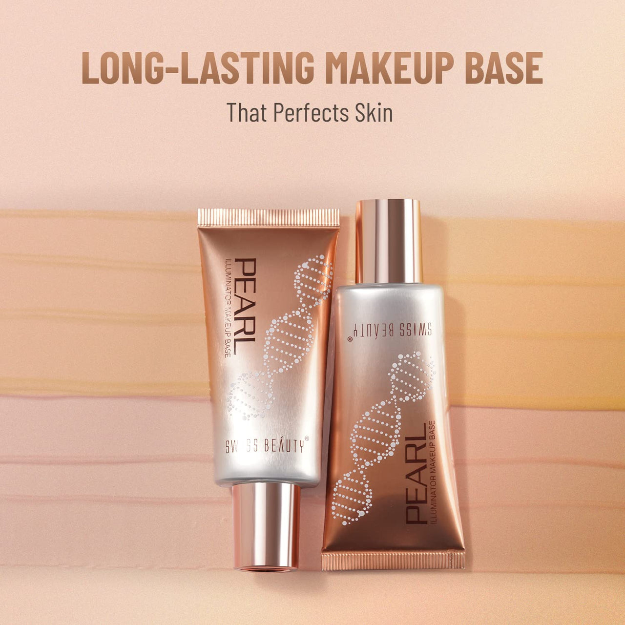 Swiss Beauty Foundation Pearl Illuminator Liquid Highlighter With Radiance Finish | Waterproof, Easily Blendable Illuminator For Face Makeup | Shade -01, 35Gm |