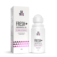 Sotrue Fresh+ Underarm Roll On Deodorant for Women, 5% AHA & Vitamin C, Controls Odour & Brightens Skin, Alcohol-Free, 40ml