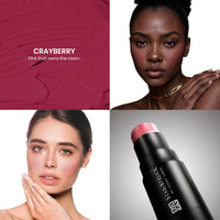 STARSTRUCK BY SUNNY LEONE Blush Stick for Women - Crayberry | Blusher | Highlighter | Blush Stick for Cheeks Matte Finish | Waterproof and Long Lasting Blusher, Face Makeup