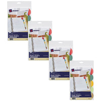 Avery Insertable Style Edge Plastic Mini Dividers for 3 Ring Binders, 5.5