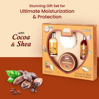 Bryan & Candy Cocoa Shea Body Care Heart Collection, Gift Set for Women and Men , Vegan,Cruelty Free