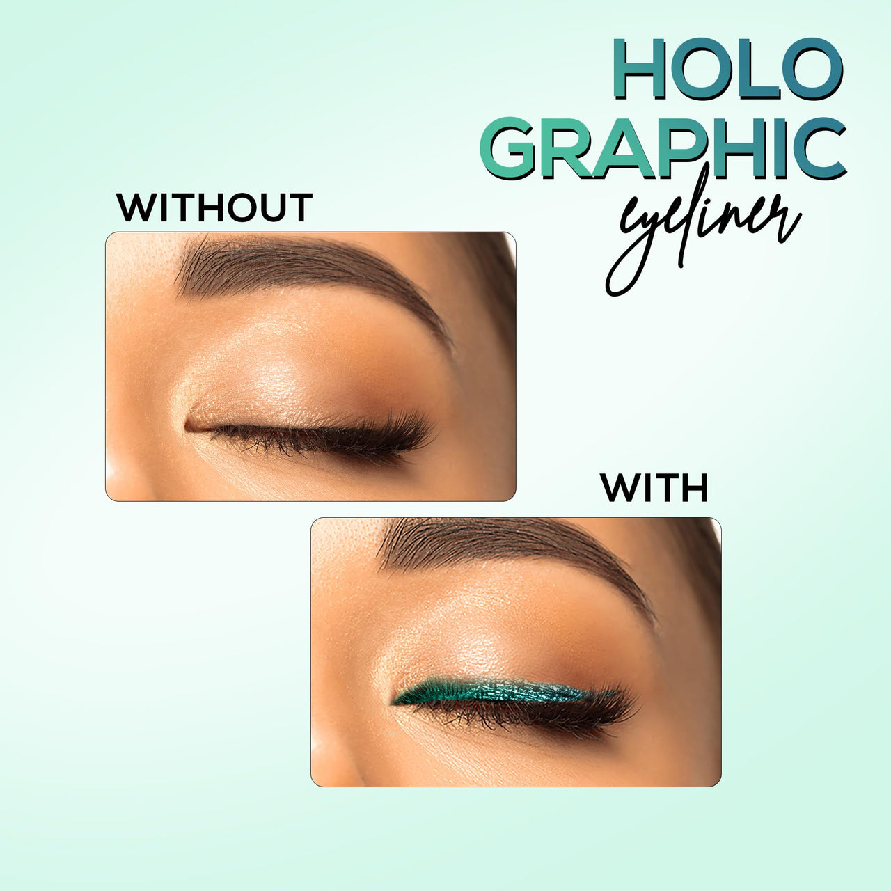 RENEE Holographic Eyeliner, Smudge-Proof & Long-Lasting, Easy Glide & Quick-Drying Formula Intense Color Pay-Off, Infused With Vitamin E, 06 Mercury, Crayon, Shimmery