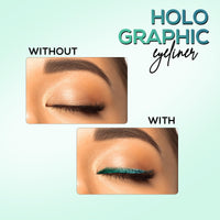 RENEE Holographic Eyeliner, Smudge-Proof & Long-Lasting, Easy Glide & Quick-Drying Formula Intense Color Pay-Off, Infused With Vitamin E, 06 Mercury, Crayon, Shimmery