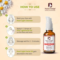 Passion Indulge - Pearl Light Skin Brightening Facial Oil for Clear Complextion -10ml