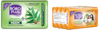 BoroPlus Antiseptic And Moisturising Bathing Neem Soap With Neem & BoroPlus Antiseptic And Moisturising Bathing Sandal Soap With Sandal & Neem