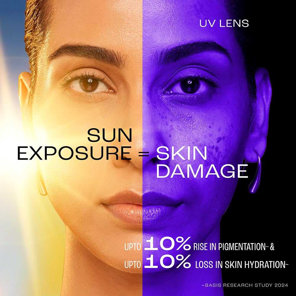 Lakmē Sun Expert SPF 50 PA+++ Gel Sunscreen, Niacinamide | Water-Light|For Oily & Combination Skin| Non-sticky | For All Skin Types, For UVA/B Protection,No White Cast 50g