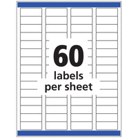 Avery Printable Return Address Labels with Sure Feed, 2/3