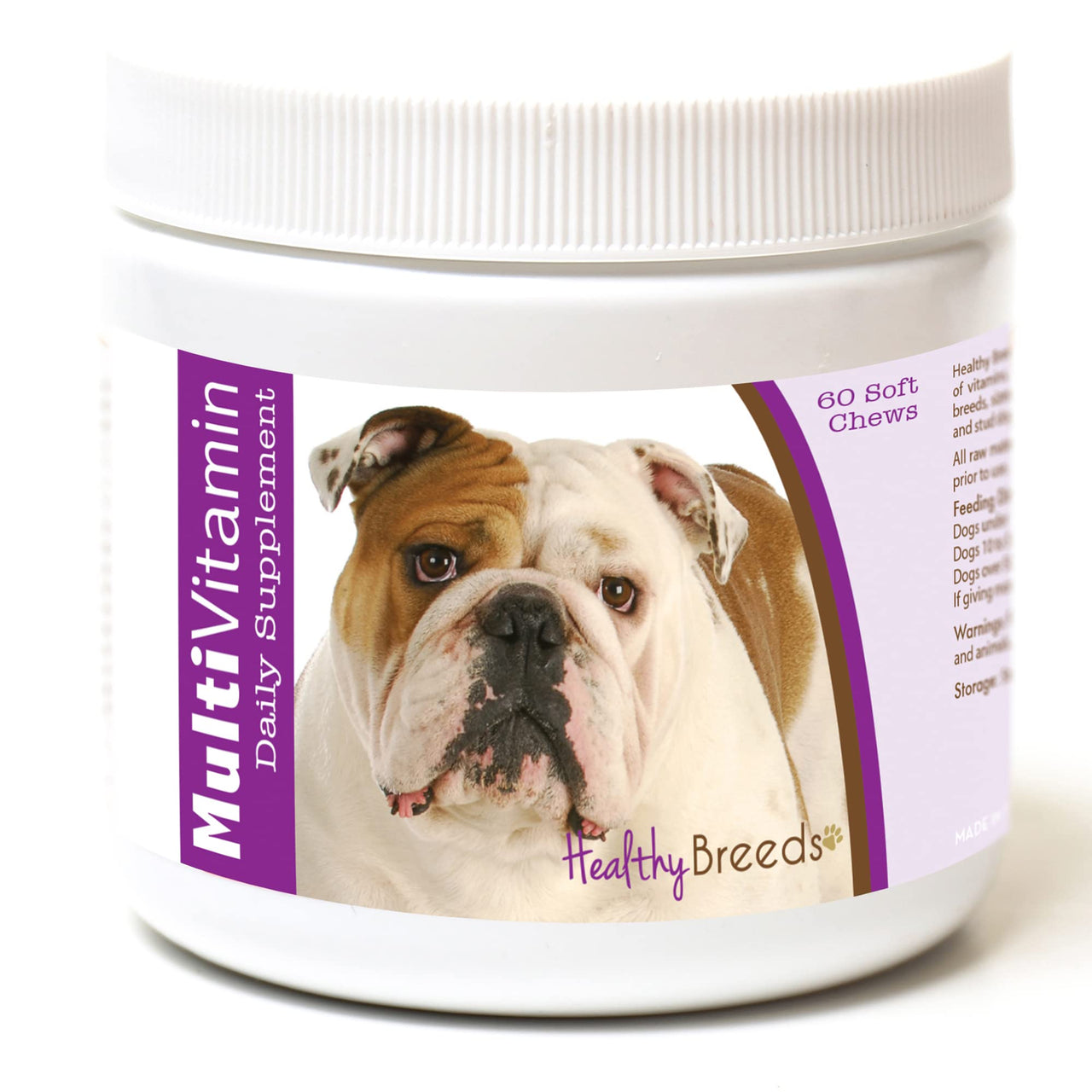 Healthy Breeds Bulldog Multi-Vitamin Soft Chews 60 Count