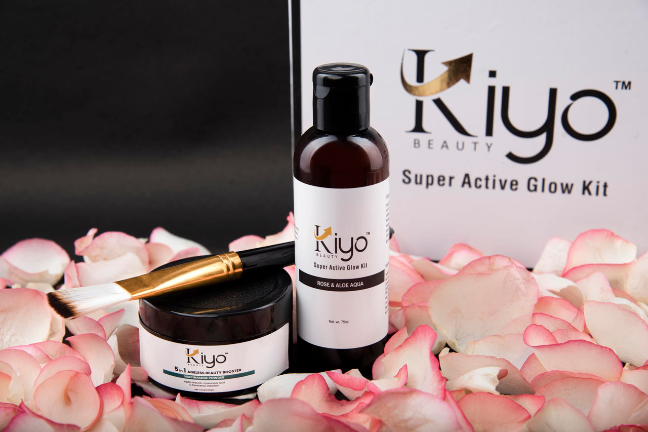 Kiyo Beauty Super Active Glow Kit, Dark Spots, Pigmentation, Brightening, Smooth And Soft Skin, For Men and Women