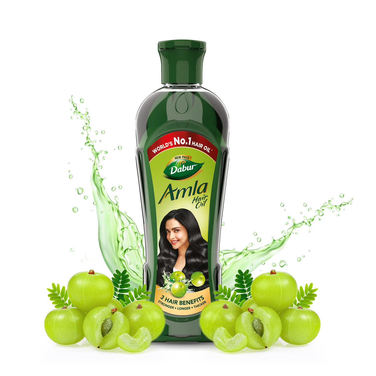Dabur Amla Hair Oil - 450 ml | For Strong, Long and Thick hair | Nourishes Scalp | Controls Hair Fall, Strengthens Hair & Promotes Hair Growth
