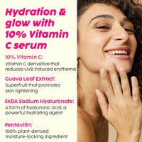 PLIX - The Plant Fix Guava Powered Regime for Glowy Skin | Hydrating Cleanser | 10% Vitamin C Dewy Serum | Smoothie Moisturizer | Promotes Hydration & Brightening | Glowing in 1 Use