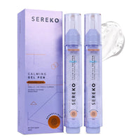 SEREKO Calming Under Eye Cream Gel Pen with Cica & Wild Indigo | Instant Cooling Relief | Stress-Reducing Formula | Reduces Dark Circles, Wrinkles & Fine Lines Suitable for Men & Women – 20ml (Pack of 2)