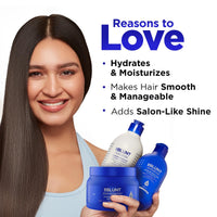 BBlunt Intense Moisture Shampoo 300ml + Intense Moisture Hair Mask 250g + Intense Moisture Conditioner 250g