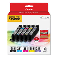 Canon CLI-281 BKCMYPB / 20 Sheets 5